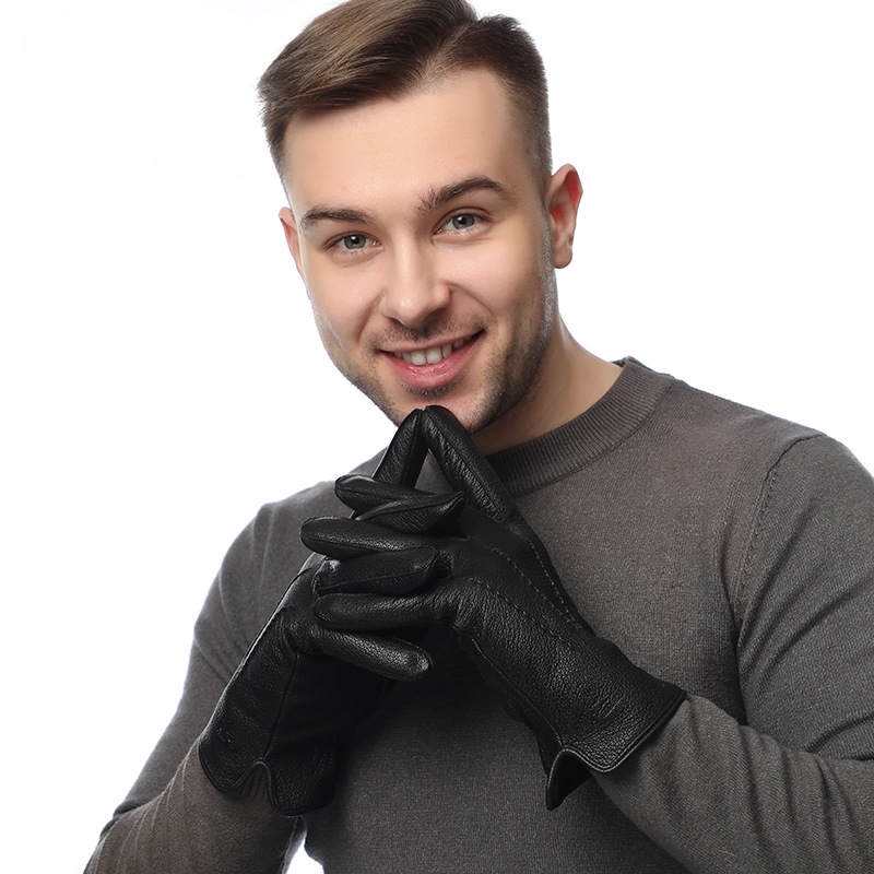 Мужские деловые перчатки из ис – обзор и цена Wool Glove Lined