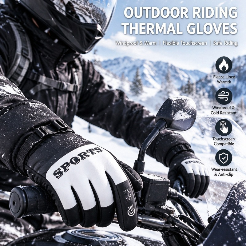 Зимние мотоциклетные перчатки  – обзор и цена Ski Glove Waterproof