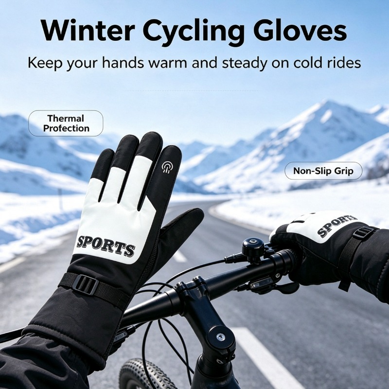 Зимние мотоциклетные перчатки  – обзор и цена Ski Glove Waterproof